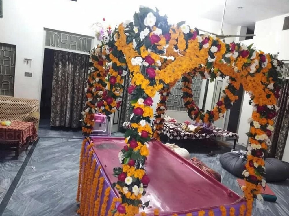 Flower Arch #33 — Marigold Mandap Entrance Gate — PhoolNagar.com