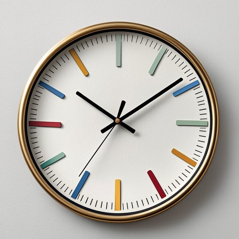 Decorative Wall Clock (Floral) — PhoolNagar.com